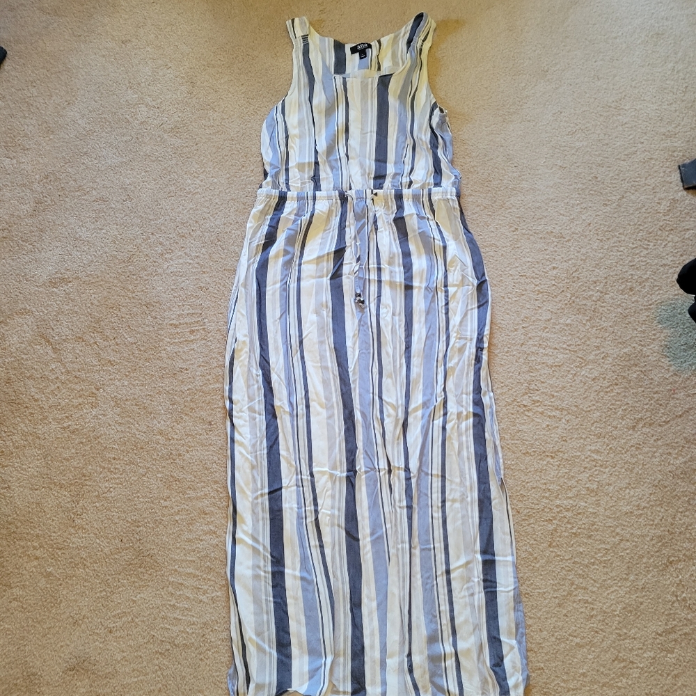Blue strip dress